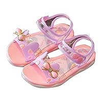 Summer Princess Beach Shoes Fashion Leather Shoes For Young Children And Girls Casual Shoes Thick Soled Round