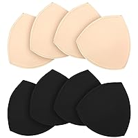 TopBine Bra Pads, Bra Padding, Removable Sports Bra Pads, Used for Swimwear and Bikinis