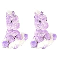 Aurora® Enchanting Fantasy Dreaming of You™ Unicorn Stuffed Animal - Mythical Companion - Imaginative Adventures - Purple 12 Inches (Pack of 2)