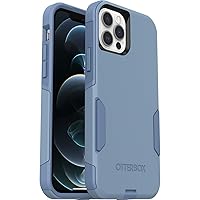 OtterBox iPhone 12 & iPhone 12 Pro (Only) - Commuter Series Case - Crisp Denim (Blue) - Slim & Tough - Pocket-Friendly - with Port Protection - Non-Retail Packaging