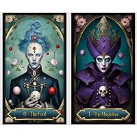 Surreal World Tarot Cards Deck. 78 surrealism Art Tarot Cards. Fortune Telling and Divination Cards.