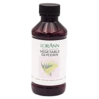 LorAnn Vegetable Glycerine, Natural 4 ounce bottle
