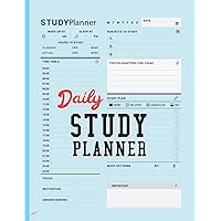 Daily Study Planner: Study Planner For College Students,Year Student Planner for High School,Study Planner Weekly