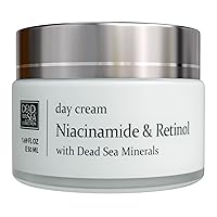Dead Sea Collection Niacinamide & Retinol Anti-Wrinkle Day Cream - Face Moisturizer with Niacinamide and Retinol - Firming Cream with Dead Sea Minerals and Retinol - 1,69 Fl. Oz