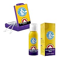 DR. PIERCING AFTERCARE Medicated Spray 3.3 oz and 36 Swabs Bundle - Saline Solution Helps to Soothe & Hydrate Recovering Skin - Ear, Nose, Belly, or Body Piercing Supplies