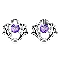 Scottish Thistle Earrings for Women Girls Scottish Jewelry Thistle Jewelry Gifts for Women Girls