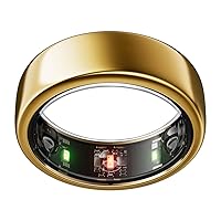 Ring Gen3 Horizon - Gold - Size 8 - Smart Ring - Size First with Oura Sizing Kit - Sleep Tracking Wearable - Heart Rate - Fitness Tracker - 5-7 Days Battery Life