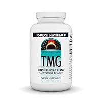 Source Naturals TMG 750mg Trimethylglycine (Anhydrous Betaine) - 240 Tablets