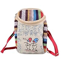 Easter Candy Gift Basket Mini Crossbody Bags Cotton Cellphone Pouch Coin Purse Makeup Bag Small Handbag for Kids Girls