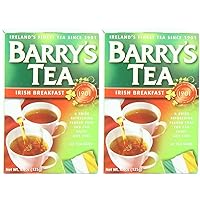 Barry's Tea Bags, Irish Breakfast, 40 Count (Pack of 2)