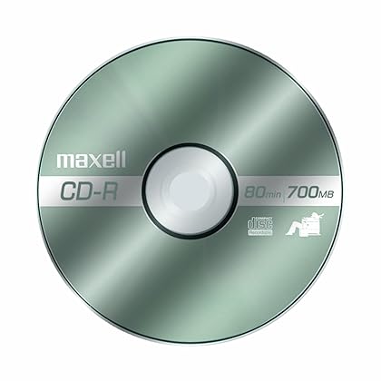Maxell – 648200, Premium Quality Noise free Surface Playback Recordable CDs 700Mb Storage – 2x to 48x, Write Speed 80 minutes - Blank CDs, CD Storage & Reusable Spindle Case Holder – 100 Pack