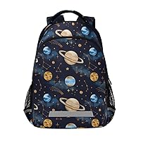 ALAZA Moon Stars Space Galaxy Backpack Purse for Women Men Personalized Laptop Notebook Tablet School Bag Stylish Casual Daypack, 13 14 15.6 inch