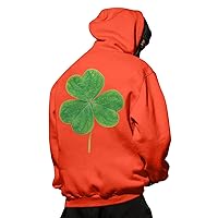 St Patricks Day Boy 10 Size Hoodie Pullover Sweatshirt Holiday Logo Print Clothing Tops Hip Hop Oversize Sweatshirt Zipp