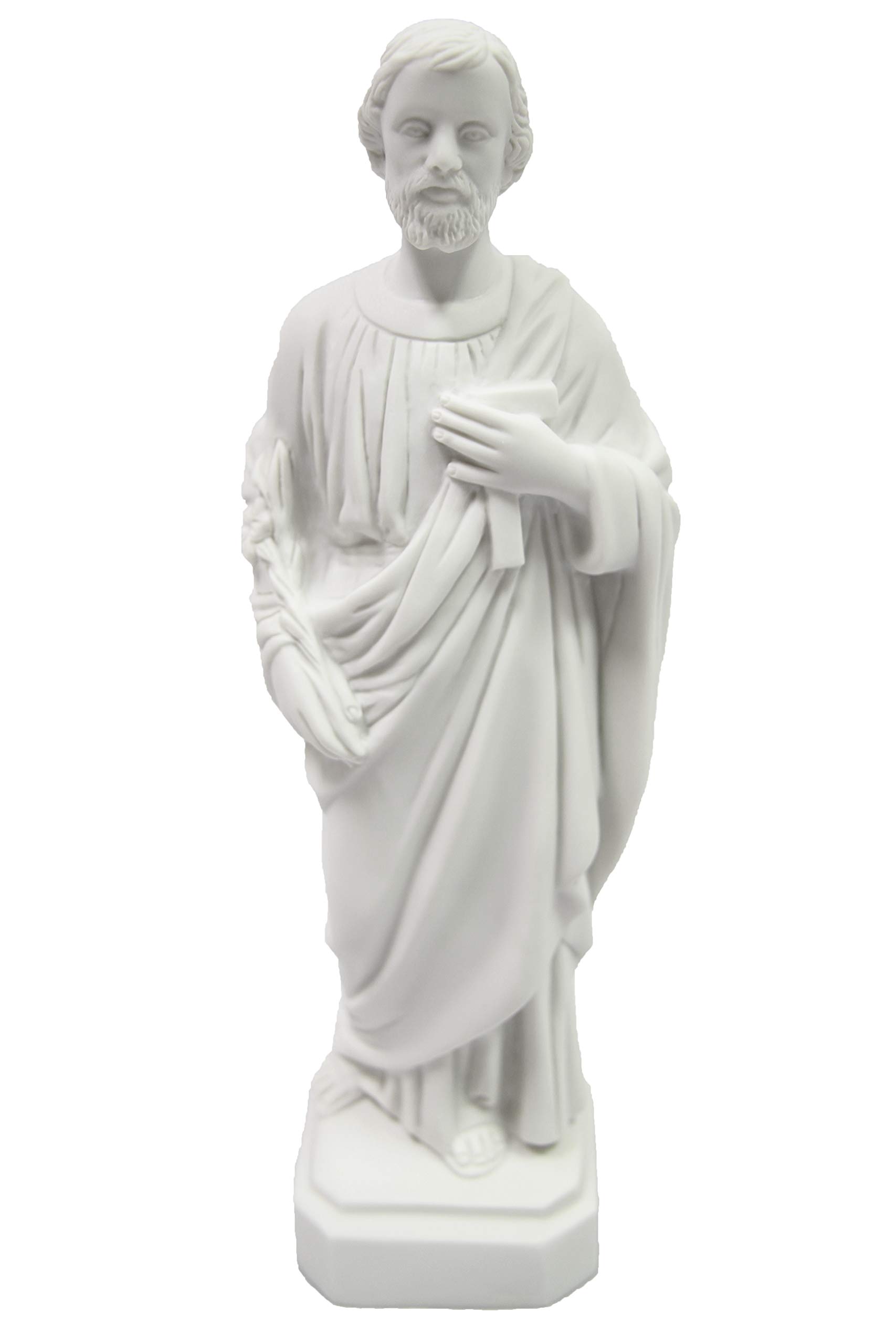 Vittoria Collection 12 Inch Saint St Joseph The Worker Statue Sculpture Figurine Made in Italy Indoor Outdoor Garden