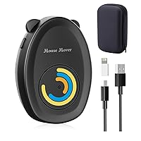 Mouse Jigger Undetectable - Mouse Mover - Keeps PC or Laptop Automatic Running Without Any Control, Suitable for Home, Office, Gaming, USB Charging Black
