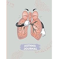 COUGHING LUNG Asthma Journal|Asthma Symptoms Tracker|Asthma Logbook|Asthma Log book|Monitor Asthma Symptoms|Perfect For Recordkeeping: 8.5x11|Matte ... for Treatment Purposes (Logbooks & Planners)
