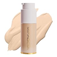 Mirabella Invincible For All HD Full Coverage Foundation Makeup, Liquid Foundation for Sensitive Skin and All Skin Types with Age-Defying Benefits, Hyaluronic Acid and Matrixyl 3000, Ivory I30