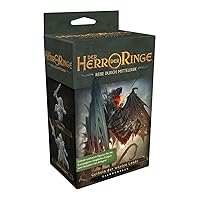 Fantasy Flight Games Lord of The Rings: Journey Through Middle-Earth - Scourge of The Desert Lands | Expansion | Expert Game | Dungeon Crawler | 1-5 Players | Ages 14+ | 60 Minutes | German