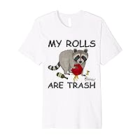 My Rolls Are Trash Raccoon Roleplaying Dice Gamer Premium T-Shirt