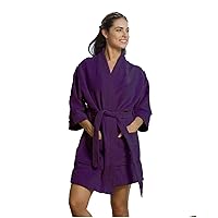 Women's Microfiber Bathrobe, Kimono Robe for Ladies, Beach, Pool and After Shower