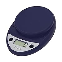 Escali Primo Digital Food Scale Multi-Functional Kitchen Scale and Baking Scale for Precise Weight Measuring and Portion Control, 8.5 x 6 x 1.5 inches, Royal Blue