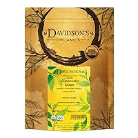 Davidson's Organics, Gunpowder Green, Loose Leaf Tea, 16-Ounce Bag(Packaging May Vary)