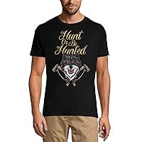 Men's Graphic T-Shirt Hunt Or Be Hunted - Scary Wolf Shirt - Red Eyes Eco-Friendly Limited Edition Short Sleeve