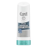 Curel Itch Defense Calming Daily Cleanser, Body Wash, Soap-free Formula, for Dry, Itchy Skin, 10 oz, with Hydrating Jojoba and Olive Oil