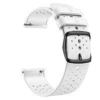 Smart Watch Band Replacement Official Silicone Outdoor Straps for Polar Vantage M Bracelet Wrist Watchbands Accessories Correa (Color : White, Size : for Polar Vantage M)