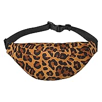 leopard Fanny Pack for Men Women Crossbody Bags Fashion Waist Bag Chest Bag Adjustable Belt Bag