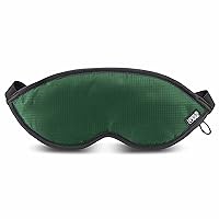 Lewis N. Clark Comfort Sleep Mask | Eye Mask for Travel | Comfortable & Breathable | Light Blocking & Adjustable | Green
