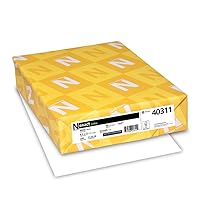 Neenah Paper 40311 Exact Index Card Stock, 90lb, 94 Bright, 8 1/2 x 11, White, 250 Sheets