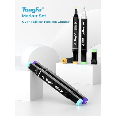 TongFu Markers, 80 Colors Alcohol Markers, Markers for Adults, Drawing,  Sketching, Card Making, Illustration, Drawing Markers for Kids Beginners