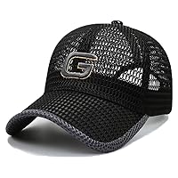 FASHIXD Baseball Cap for Men Summer Mesh Trucker Hats Breathable Running Hat Outdoor Sports Quick Drying Hat