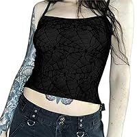 Goth Crop Top for Women or Teens Girls Gothic Trendy Tank Top