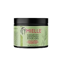 Rosemary Mint Strengthening Edge Gel, Biotin & Essential Oil Hair Styling Treatment, 2 Ounces
