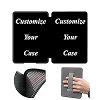 6.8 Inch Customized Case for Kindle Paperwhite 11th Gen Released in 2021and Signature Version Model M2L3EK & M2L4EK- DIY Soft Bottom Case and Hand Strap Design (Auto Wake and Sleep)