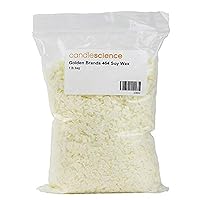 Craftbud Soy Candle Wax for Candle Making – Natural Soy Wax for Candle Making 15 lb Bag, Candle Making Wax, 15 lbs. Soy Wax Flakes, 100 Candle Wicks