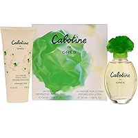Gres Parfum Cabotine 50ml Body Lotion, Poch Voy and EDT for Women Gift Set 50 ml