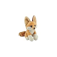 Wild Republic Pocketkins Eco Fennec Fox, Stuffed Animal, 5 Inches, Plush Toy, Made from Recycled Materials, Eco Friendly