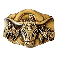 Jade Solid Brass Men's Novelty Belt Buckles for Belt Accessories Western Cowboy Vintage Custom Buckle
