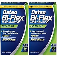 Osteo Bi-Flex Glucosamine w/Vitamin D, One Per Day, Joint Health with Bone & Immune Support, 30 Coated Tablets (Pack of 2)