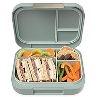 Bentgo® Modern - Leak-Resistant Bento Lunch Box For Adults, Teens, & Larger Appetites; Reusable BPA-Free Meal Prep Container with 3 or 4 Compartments, Dishwasher/Microwave Safe; 44oz (Mint Green)