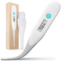 Greater Goods Digital Oral Thermometer - an Accurate Temperature Thermometer with Cover, White