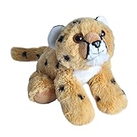 Wild Republic Cheetah Pup Plush, Stuffed Animal, Plush Toy, Gifts for Kids, Hug’Ems 7
