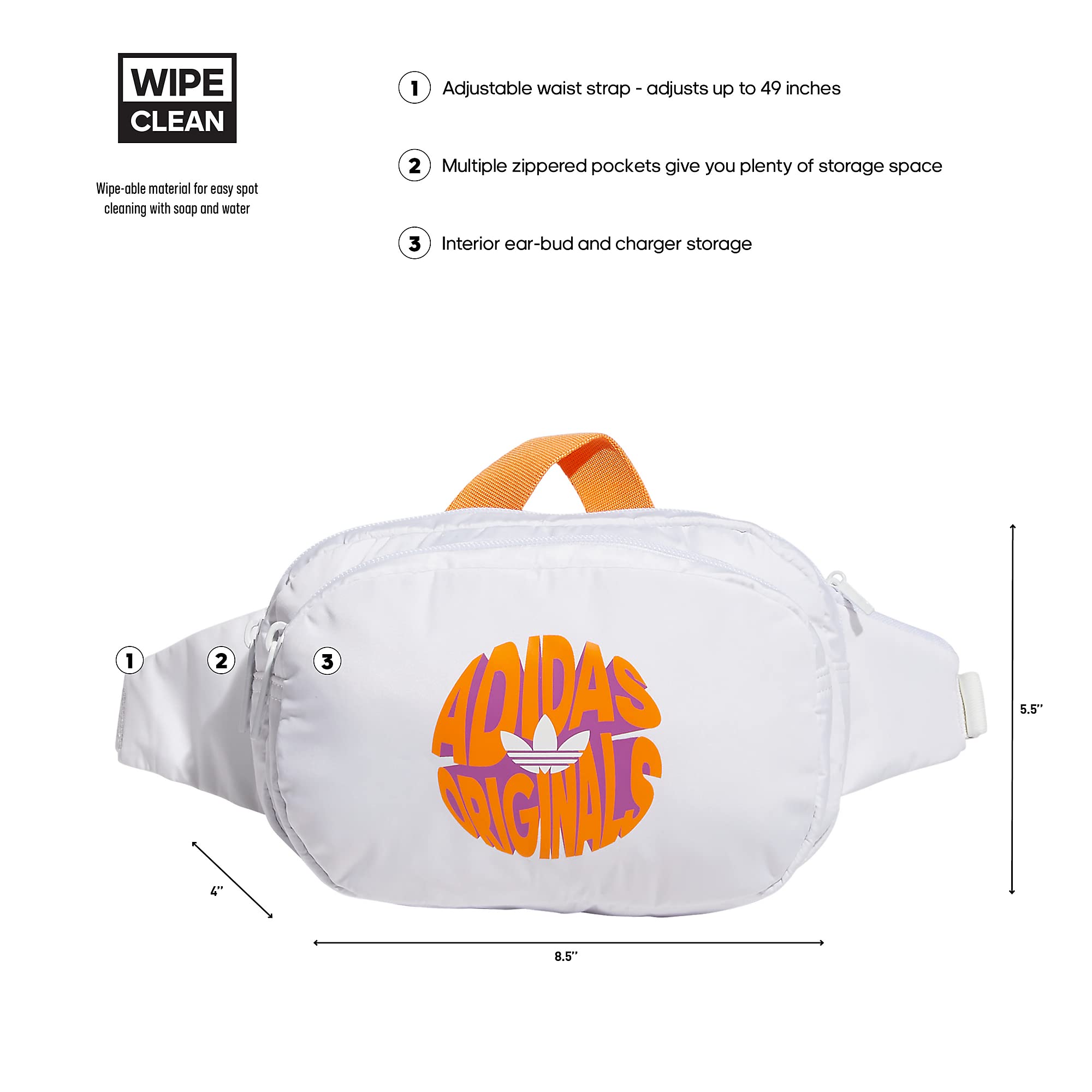 adidas Originals Sport Waist Pack/Travel and Festival Bag