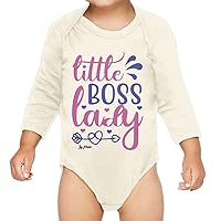 Little Boss Lady Baby Long Sleeve Onesie - Great Present Ideas - Funny Presents