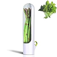 plplaaoo Herb Saver for Refrigerator, Herb Saver Pod,good watertight integrity,Fits in all standard refrigerator doors for Cilantro Mint Parsley Asparagus