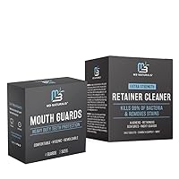 M3 Naturals Mouth Guard with Retainer Cleaner 240 Tablets Bundle