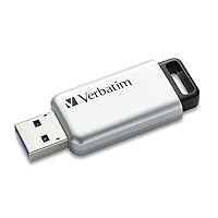 Verbatim 64GB Store'n' Go Secure Pro USB 3.0 Flash Drive with AES 256 Hardware Encryption - Silver